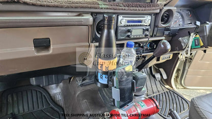 70 To 79 Series Landcruiser Dual Cup\Mic Holder With Tray Cup