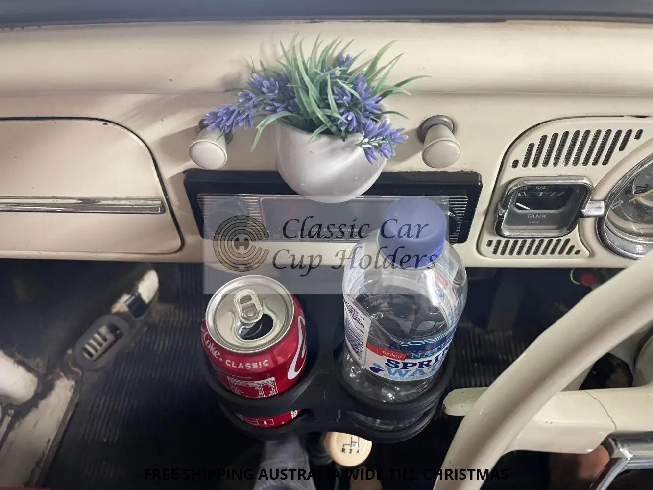 Vw Beetle Premium Cup Holder With Locking Tray